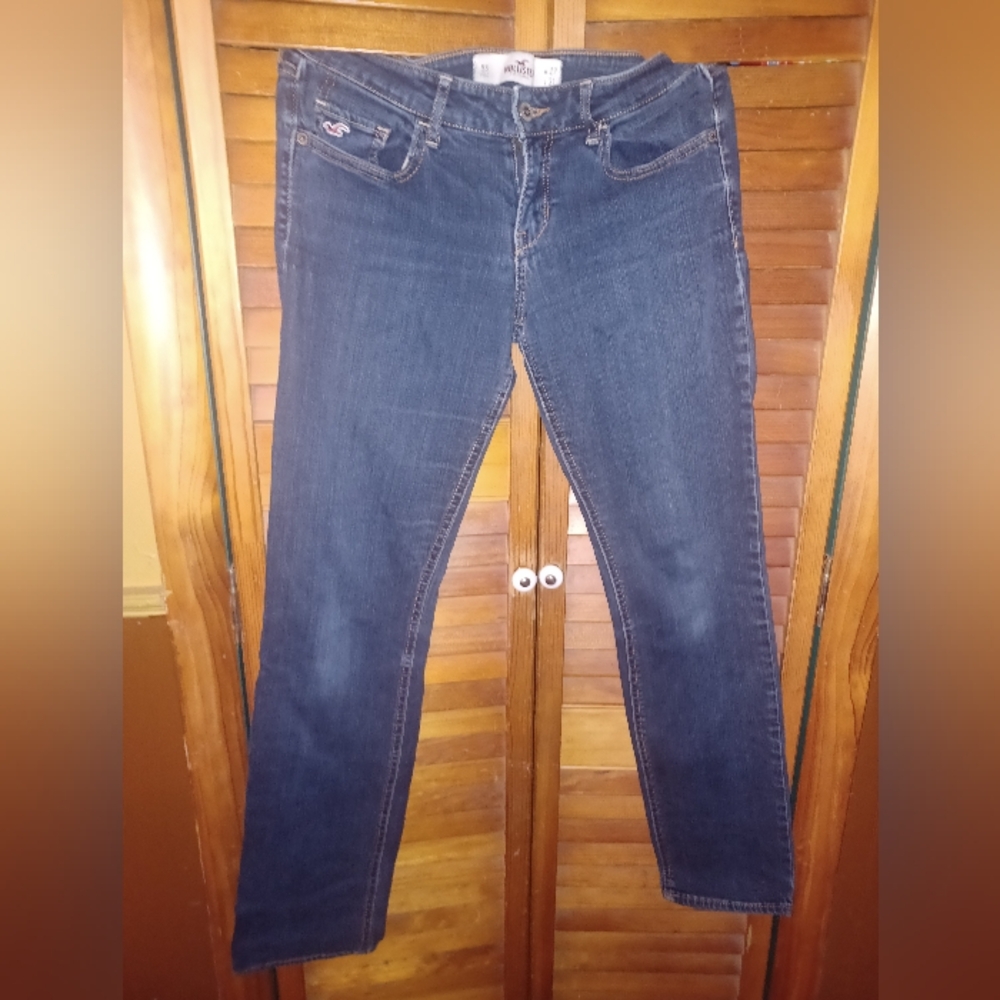 Hollister Blue Hollister Straight Leg Jeans 27/31